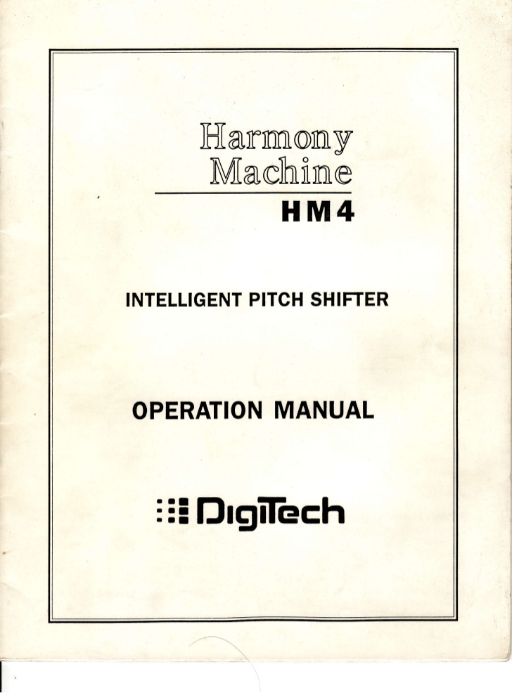 digitech rp500 manual